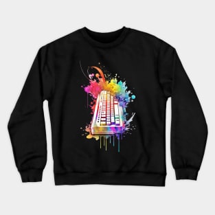 Colourful Keyboard - I love coding Crewneck Sweatshirt